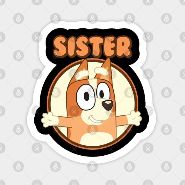 Sister Happy Sticker by Holy Beans